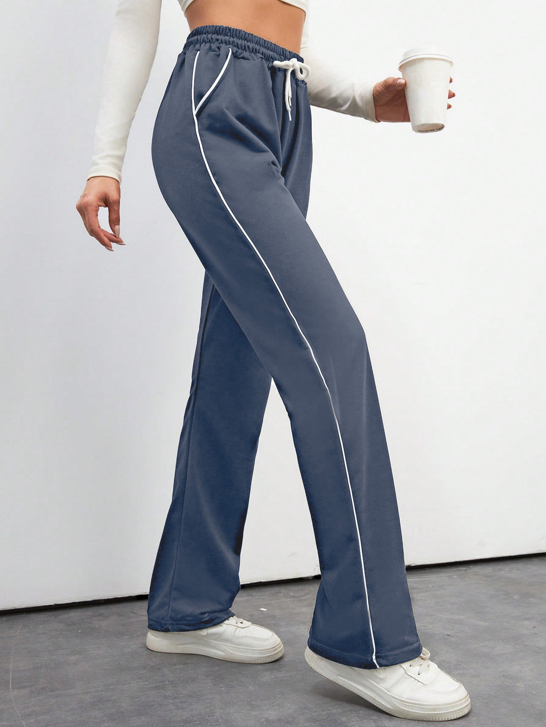 SAKHWALA Women's Striped Track Pants | Women Trackpants | Women Lower/Pyjama | Lounge Pants | Loose Fit Trackpants | Gym/Yoga/Casual Wear Pants